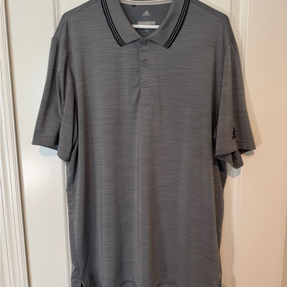 Adidas Golf Men's Gray Polo Shirt